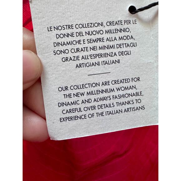 Alessandra Bacci Firenze Pink Wide Brim Sun Hat - Made in Italy - Picture 9 of 11